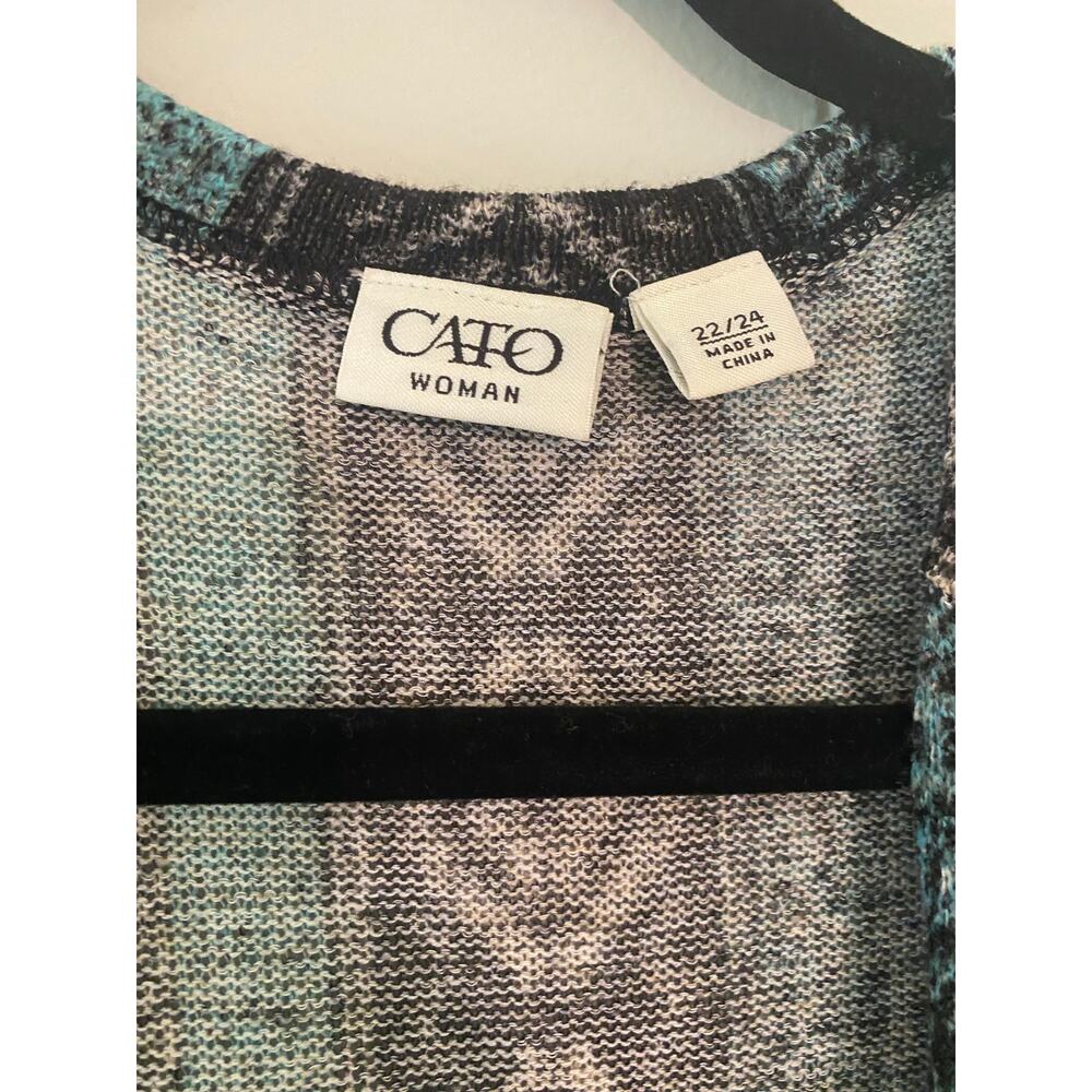 Cato Long Kimono Cardigan Long Sleeve Fringe Vest 22/24 Festival Vacation Resort - Picture 5 of 7